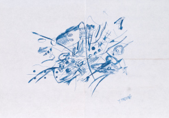 ワシリー・カンディンスキー 小さな世界Ⅸ 1922年 ドライポイント、紙 35.8×30.5 高松市美術館蔵